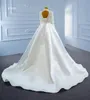 Meerjungfrau-Brautkleid mit Perlen, abnehmbares Brautkleid SM67251