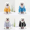 Dog Apparel Autumn Winter Big Clothes With Zipper Pocket Hoodie Small Large Coat Jacket Designer Pet Sweater