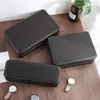 Watch Boxes 12 Slot Box Stand Men Portable Zipper Display Case Holder Storage Faux Leather Gift Jewelry Black