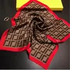 Women Printed embroidery Scarf Silk Print Foulard Satin Square Head Scarves Women Luxury Designer Shawls188L