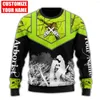 Felpe con cappuccio da uomo Arborist Green Safety Nome personalizzato 3D Full Print Felpa con cappuccio unisex Felpa da uomo Streetwear Zip Pullover Giacca casual