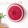 Table Mats Collapsible Microwave Cover Lid Folding Silicone Plate Colander Strainer For Fruit Vegetables 9 27.3CM Inch