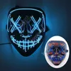 Led Mask Halloween Party Masque Masquerade Masks Neon Light Glow In The Dark Horror Mask Glowing Masker 1200pcs DAB494