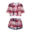 Suits de survêtement pour femmes Darling Anime dans le Franxx 3D Fashion Casual Two Pieces Set Women Clothes 2022 HARAJUKU