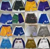 Short de basket-ball classique XS-XXXL Just Don Los24Angeles 8 BlackMamba avec poche Pantalon de survêtement respirant de plage Hip Pop James Johnson Worthy West Short