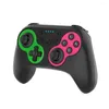 Controladores de jogo T31 Mini NFC sem fio Bluetooth Gamepad para Switch OLED Console com Wake-Up 6 eixos Giroscópio Turbo Função