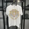 T-shirts pour hommes Marque Diamond Tiger Design Heavy Craft T-shirt Mode d'été Modal Soft Strass Manches courtes