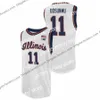 O basquete universitário usa Illinois Fighting Illini 2021 College Basketball Swingman Jersey Custom Ayo Dosunmu 21 Kofi Cockburn 1 Trent Frazier Andre Curbelo 33