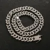 Coleiras para cães Pet Cat Chain Collar Jóias Material de metal com diamante 12,5 mm de largura Pitbull Cães personalizados Accessories244t