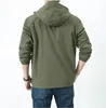 Herrenjacken Frühling Herbst Middel Windproof Outdorr Military Green Black Cargo Classic Casual Mode Oversize 7xl 8xl 220930