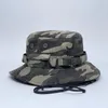 Berets High Quality Bucket Hat MOLLE System Unisex Fisherman Cap Summer Autumn Cotton Ajustable Breathable Fishing Hiking