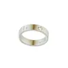 amour vis bague bijoux hommes anneaux classique luxe designer femmes titane acier alliage plaqué or 4mm 5mm 6mm pour clou de mariage dia271p