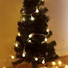 Strips LED White Ball Light String Multifunctionele kamer Gordijn Portable kerstdecoratie