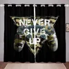 Curtain Games Window Drapes Gamepad Curtains For Bedroom Living Room Boys Teens Modern Gamer Console Action Buttons