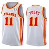 Custom College Wear 75th Trae 11 Young Jersey Spud 4 Webb Basketball Jerseys 2021/2022 Embroidery S Men Black Red White S M L XL XXL High Quali