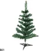 Christmas Decorations 61cm Artificial Mini Tree Green Miniature Ornament PVC Decoration Holder Base Xmas Party Home Decor Supplies