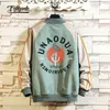 Giacche da uomo FOJAGANTO Spring Loose Casual Stand Collar Coat Moda Youth HipHop Trend Stampa giapponese maschile 220930