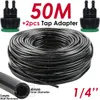 Hoses KESLA 5M-50M Watering Hose 4/7 mm Garden Pipe Tubing W/ 1/2'' 3/4'' Integrated Connector for Irrigation Systems Kit Greenhouses 220930