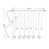 Рождественские украшения звездные светильники светодиодные гирлянда сказочная занавеска