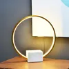 Tafellampen Noordige creatieve woonkamer decoratielamp modern Minimalistisch model Studie Slaapkamer Marmeren bedzijde