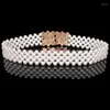 Cinture Lady Wide Waistband Girls Drill Elastic Pearl Dress Cintura Studenti Decorativi Accessori per la vita B-8499