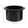 Drink Holder 2pcs Black Plastic Recliner-Handles Replacement Cup Insert For Sofa Boat Rv Couch Recliner Car Truck Poker Table