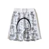 Men's Shorts Beach shorts Mens sports pants womens bathing ape Sweatpants summer camouflage short pant fashion letter printing Luminous shark head