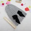 Hats Kids Girls Cute Flow Blow Velvet Knitted Beanies Solid Color Winter Warm Caps For Children Invierno Gorros Bonnet Muts