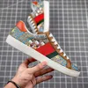 Casual Shoes Designer Shoes Leather Lace Up Trainer Print Luxury Vintage Lover 2023 New Fashion Men Women With Box