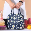 Servis uppsättningar Portable Lunch Bag Waterproof Thermal Picnic Box Cooler Färska påsar Tote Pouch For Women Girl Children Children Office