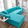 Chair Covers Solid Corner Sofa For Living Room Elastic Spandex Couch Cover Stretch Slipcovers L Shape Need Buy 2pcs