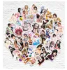 50pcs Anime Sexy Girl graffiti Stickers for DIY Luggage Laptop Skateboard Motorcycle Bicycle Stickers