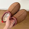 Slippers 2022new Женские зимние водонепроницаемые открытые ботинки пара