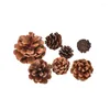 Christmas Decorations 10PCS Pine Cones Baubles Xmas Tree Ornament Gift Decor