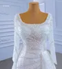 A-lijn trouwjurken Luxe elegante kanten bruidsjurk SM67334