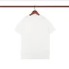 2023 Designer T-Shirt Sommer Europa Paris Polos American Stars Mode Herren T-Shirts Stern Satin Baumwolle Casual T-Shirt Frauen Mans T-Shirts Schwarz Weiß # 6601 T-Shirt