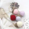 Kerstdecoraties 10 stks vilt Acorn Tree Ornamenten Hanging Ball Home Office School Party Craft Diy Decoratie