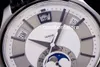 Roczny kalendarz 5205 Zegarek GR Fabryka V2 ze stali nierdzewnej White Dial Swiss Cal. 324 Automatyczne chronograf 28800VPH Sapphire Crystal Luksusowe zegarek