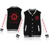 Sweats à capuche pour hommes Anime Berserk Guts Logo Baseball Uniform Fleece Coat Long Sleeve Jacket Sweatshirt