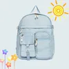 Backpack Women Twill Oxford Bag 2022 Girl Shoppper Purse Fashion Casual Color Solid Multiplesbock