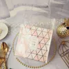 Gift Wrap Portable Candy Bags Handle Macaron Baking Dessert Box Wedding Favors And Gifts Baby Shower Party Supplies 10pcs/pack