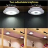 COB Under Cabinet Light 3W LED Wireless Remote Control Dimble Garderob Night Lamp Home Bedroom Closet Kitchen