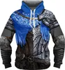 Men's Hoodies Medieval Armor 3D Print Hoodie Men's Casual Funny Long Sleeve T-shirt Men Women Fashion Sweatshirt Harajuku Hoody Pul