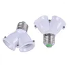 Lamp Holders 1Pcs E27 To Dual Holder Converter Socket Conversion Light Bulb Base