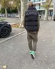 Trapstar Men Light Luxury Down Jacket Designer Warm Plus Velvet Letters ricamate Felpa con cappuccio antivento Ladies High Street Style Variety