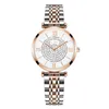 Montres-bracelets Top Designer dames montres-bracelets pour femmes gypsophile argent acier ceinture étanche Quartz horloge femme