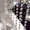 Curtain 10pcs 14mm Crystal Clear Acrylic Bead Garland Strand Chain Hanging Diamond Wedding Decor