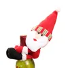 Christmas Decorations Wine Bottle Cover Snowman Santa Claus Dinner Table For Home Xmas Ornaments