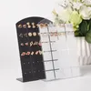 Jewelry Pouches Plastic Earrings Black White Storage Rack Ear Studs Hanger Display Props Desktop Management