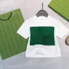 Lüks Tasarımcı Kids Tshirt Peçe Etek Moda İngiliz Moda Markası Yaz Çocuk Hazineleri ve Kızlar Pamuk Twopiece Luxury2827270